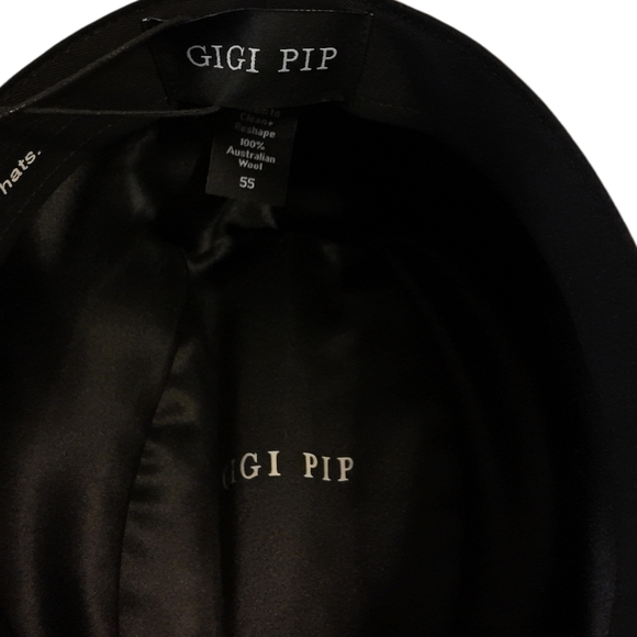 GIGI PIP 100% Australian Wool NWT Tan Cowboy Hat Size 55 - Picture 7 of 7